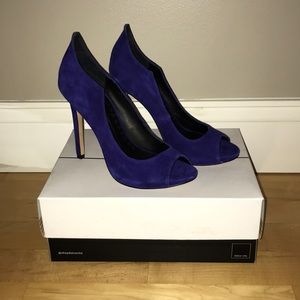 Dolce Vita Blue Suede Heels